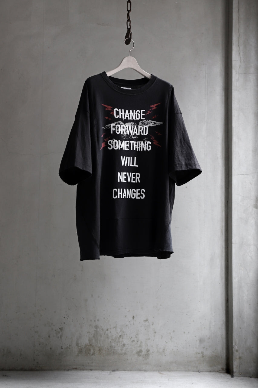 画像をギャラリービューアに読み込む, CHANGES VINTAGE REMAKE MULTI PANEL BAND TEE (BLACK #G)