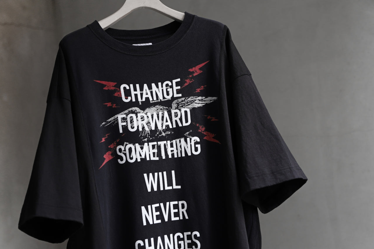 CHANGES VINTAGE REMAKE MULTI PANEL BAND TEE (BLACK #G)