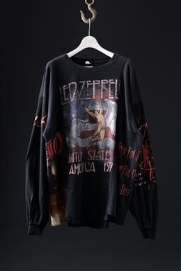 CHANGES VINTAGE REMAKE QUINTET PANEL LONG SLEEVE TEE (MULTI #C-LZ1)