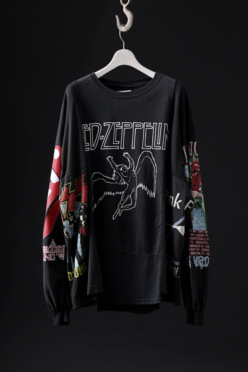 CHANGES VINTAGE REMAKE QUINTET PANEL LONG SLEEVE TEE (MULTI #F-LZ4)