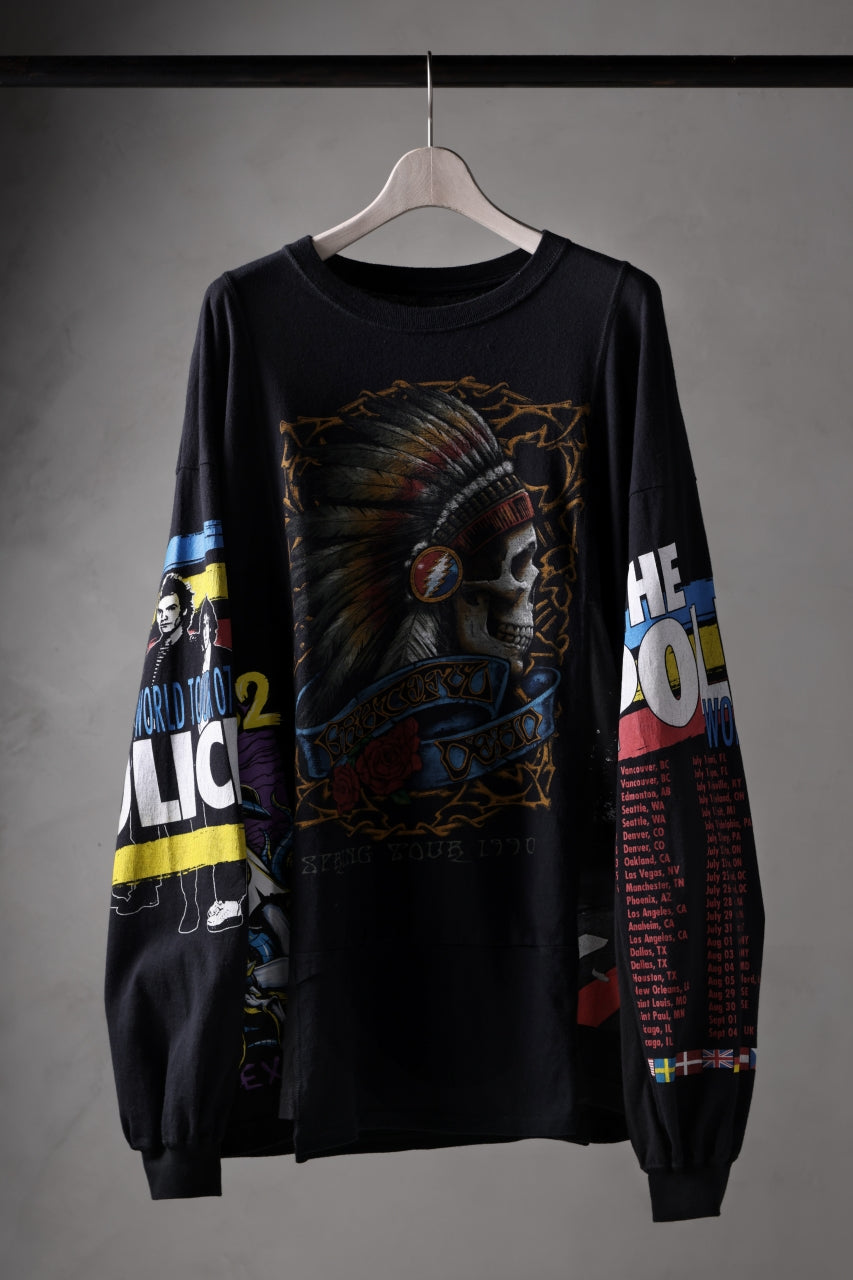CHANGES VINTAGE REMAKE QUINTET PANEL LONG SLEEVE TEE (MULTI #A)