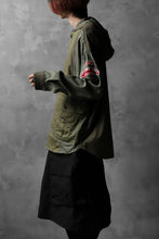 画像をギャラリービューアに読み込む, CHANGES VINTAGE REMAKE MILITARY HOODIE SHIRT-PARKA (KHAKI #C)