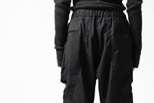 Load image into Gallery viewer, CHANGES VINTAGE REMAKE CUFF EASY TROUSERS / ASSORT SLACKS FABRIC (MULTI BLACK #B)