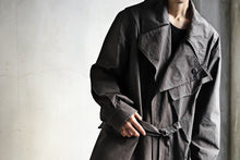 画像をギャラリービューアに読み込む, ierib dispatch rider coat 1940  / boiled waxy cotton (GREY)