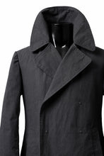 Load image into Gallery viewer, ierib exclusive us navy coat / boiled waxy cotton (GREY)