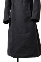 Load image into Gallery viewer, ierib exclusive us navy coat / boiled waxy cotton (GREY)