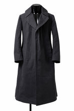 Load image into Gallery viewer, ierib exclusive us navy coat / boiled waxy cotton (GREY)