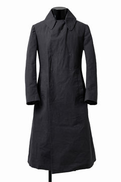 Load image into Gallery viewer, ierib exclusive us navy coat / boiled waxy cotton (GREY)