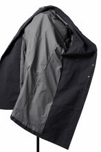 Load image into Gallery viewer, ierib exclusive us navy coat / boiled waxy cotton (GREY)