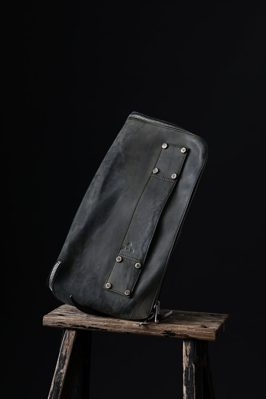 Load image into Gallery viewer, ierib onepiece clutch-bag / Marble Culatta (BLACK #C)