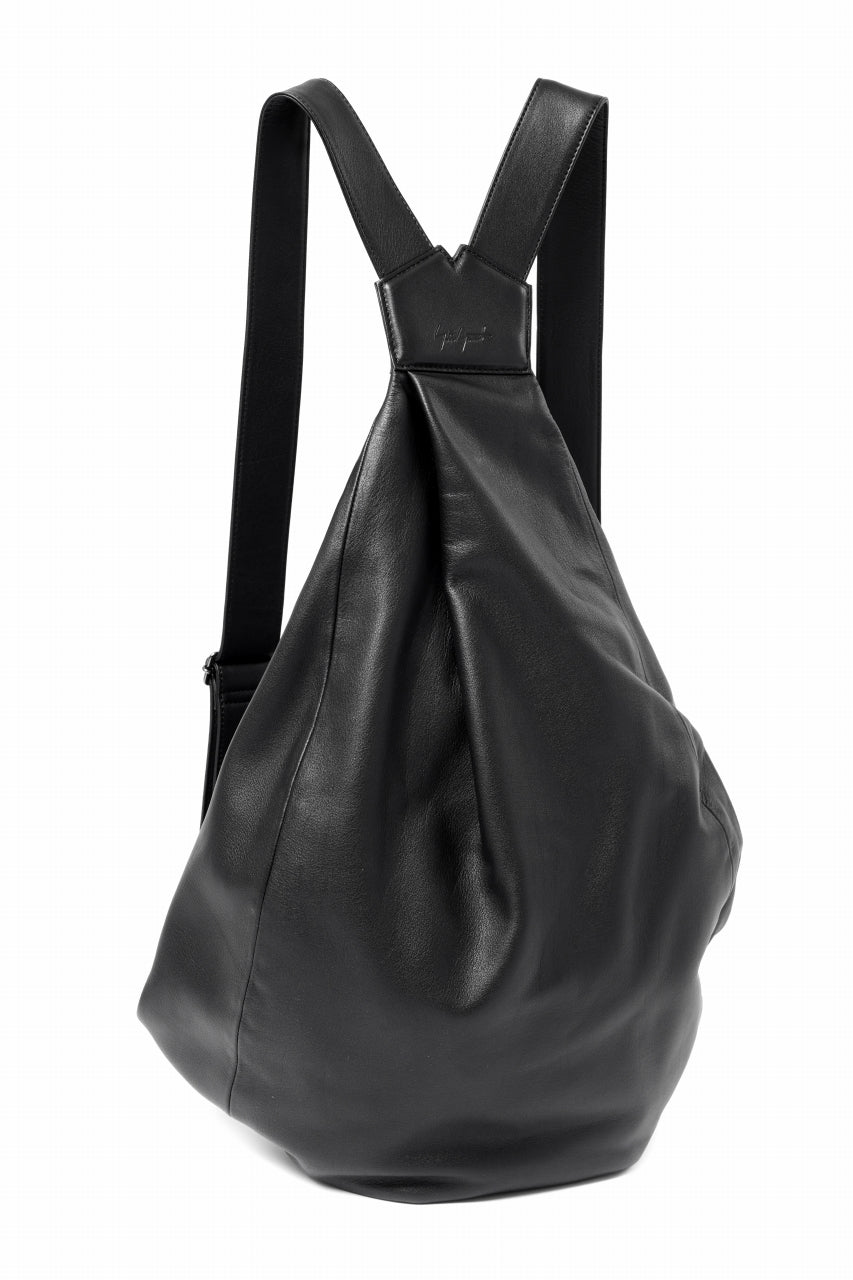 Load image into Gallery viewer, discord Yohji Yamamoto Y Back Pack BIG / Soft Shrink Cow Leather (BLACK)