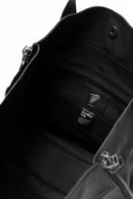 画像をギャラリービューアに読み込む, discord Yohji Yamamoto Side Zip Tote Bag L / Soft Shrink Cow Leather (BLACK)