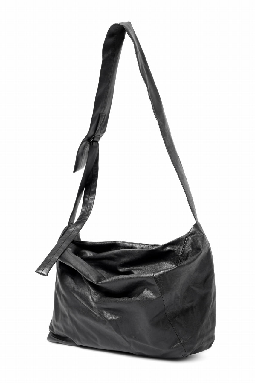discord Yohji Yamamoto Puff Bag / Light Weight Leather (BLACK)の ...