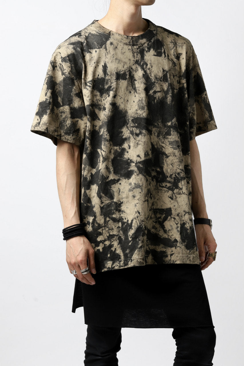 画像をギャラリービューアに読み込む, DEFORMATER.® &quot;SPLASH&quot; SIGNATURE T-SHIRT / MOTTLED DYE (SAND)