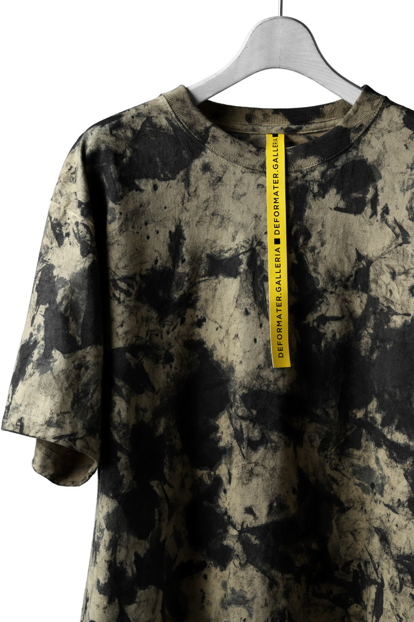 画像をギャラリービューアに読み込む, DEFORMATER.® &quot;SPLASH&quot; SIGNATURE T-SHIRT / MOTTLED DYE (SAND)