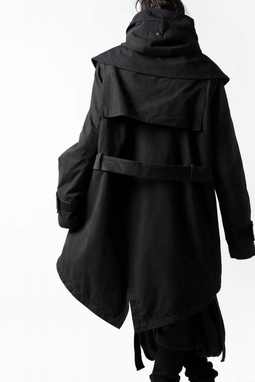 DEFORMATER.® FLAPPED MODS COAT / EXTRA WARM EDITION (BLACK)