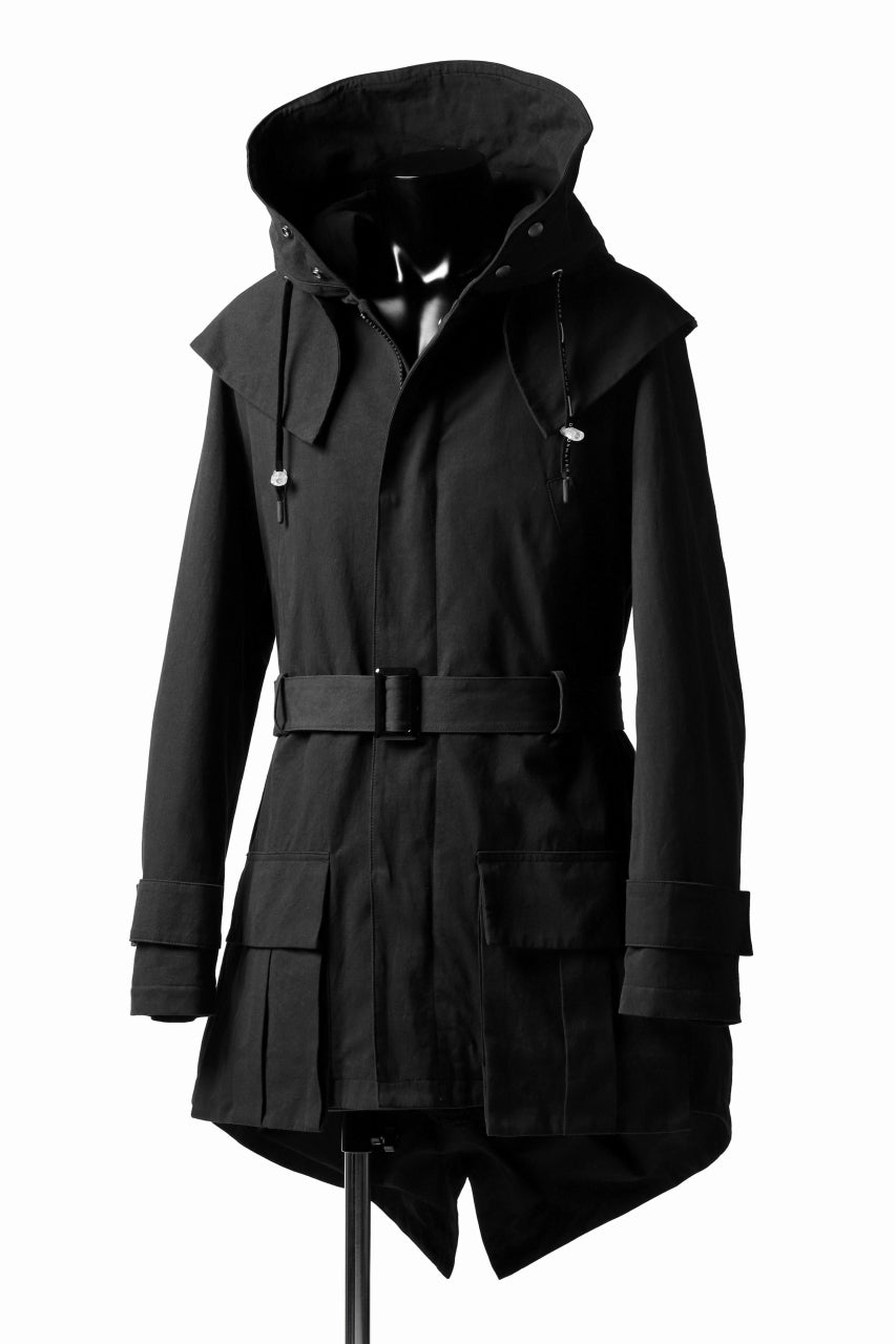 DEFORMATER.® FLAPPED MODS COAT / EXTRA WARM EDITION (BLACK)