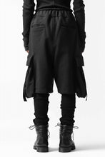 Load image into Gallery viewer, DEFORMATER.® LAYER CARGO PANTS / FLEECY HEAT+WAFFLE JERSEY (BLACK)