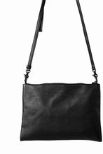 Load image into Gallery viewer, discord Yohji Yamamoto Triple Clutch Shoulder Bag / Soft Shrink Cow Leather (BLACK)