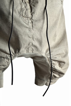 Load image into Gallery viewer, RUNDHOLZ DIP DEEP CROTCH GATHERING SHORTS (UMBRA)