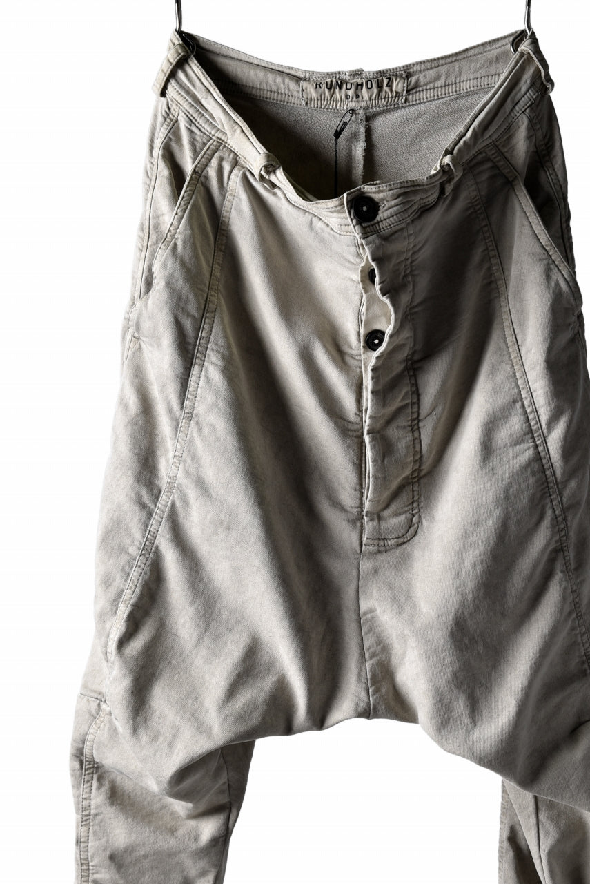 画像をギャラリービューアに読み込む, RUNDHOLZ DIP DROP CROTCH SLIM TROUSERS (UMBRA)