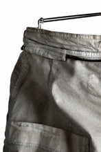 Load image into Gallery viewer, RUNDHOLZ DIP DEEP CROTCH GATHERING SHORTS (UMBRA)