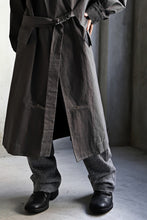Load image into Gallery viewer, ierib loose fitted trousers / italian nep tweed wool (GREY)