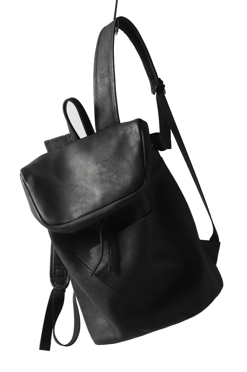 Portaille "Atelier Made" exclusive BACKPACK / PUEBLO by Badalassi Carlo (BLACK)