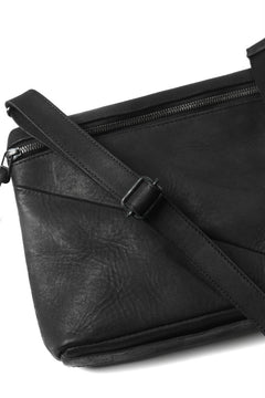 Load image into Gallery viewer, Portaille &quot;Atelier Made&quot; exclusive 2WAY SACOCHE BAG / PUEBLO by Badalassi Carlo (BLACK)