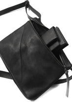 Load image into Gallery viewer, Portaille &quot;Atelier Made&quot; exclusive 2WAY SACOCHE BAG / PUEBLO by Badalassi Carlo (BLACK)