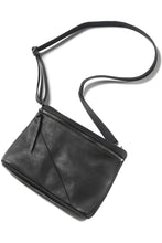 Load image into Gallery viewer, Portaille &quot;Atelier Made&quot; exclusive 2WAY SACOCHE BAG / PUEBLO by Badalassi Carlo (BLACK)