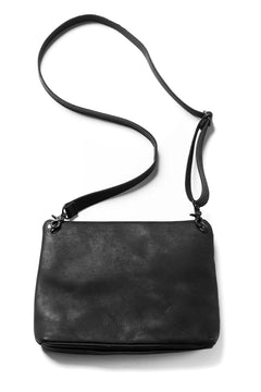 Load image into Gallery viewer, Portaille &quot;Atelier Made&quot; exclusive 2WAY SACOCHE BAG / PUEBLO by Badalassi Carlo (BLACK)