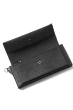 Load image into Gallery viewer, Portaille &quot;Atelier Made&quot; exclusive LONG WALLET / PUEBLO by Badalassi Carlo (BLACK)