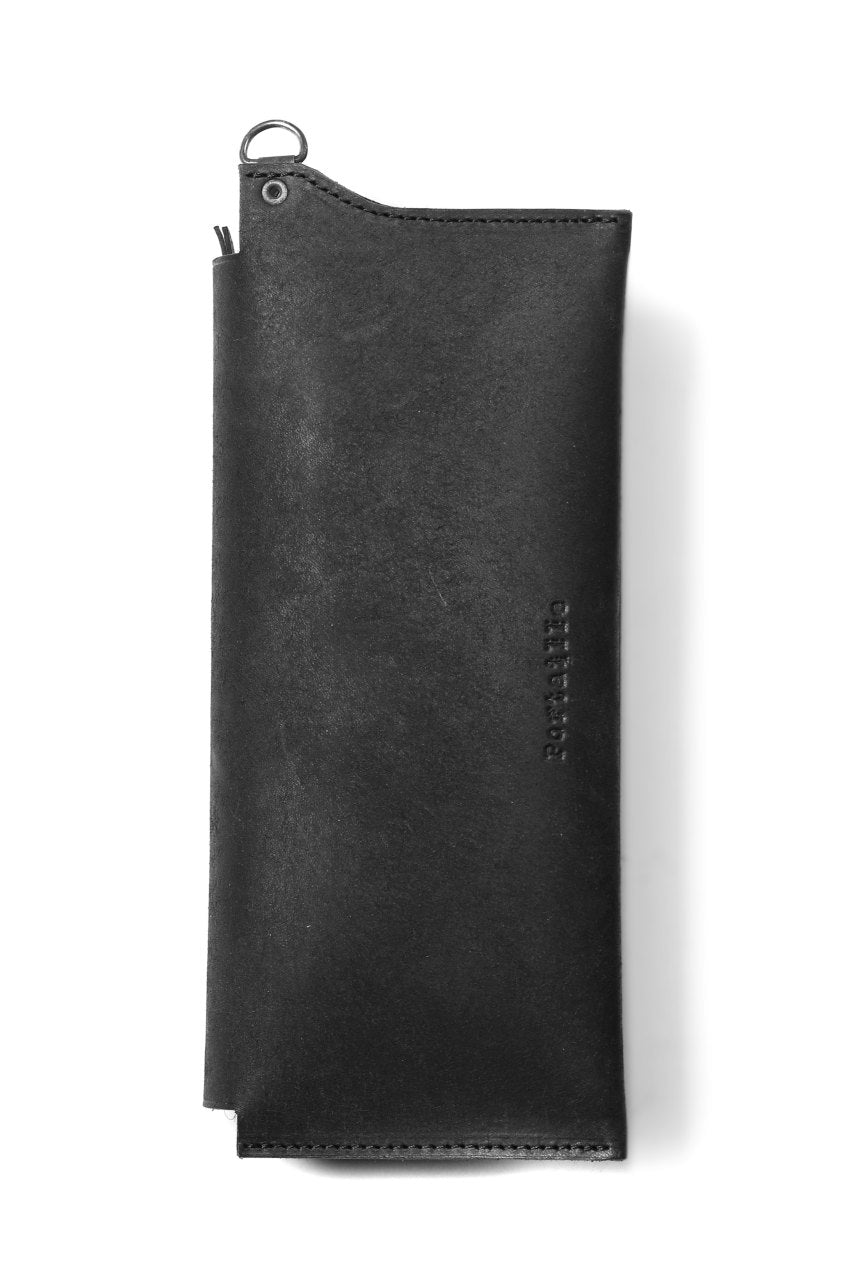 Load image into Gallery viewer, Portaille &quot;Atelier Made&quot; exclusive LONG WALLET / PUEBLO by Badalassi Carlo (BLACK)