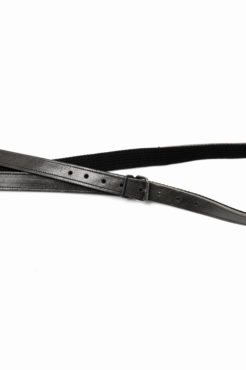 Portaille "Limited Made" NECK STRAP / OIL PRESSED STEER (GREY)