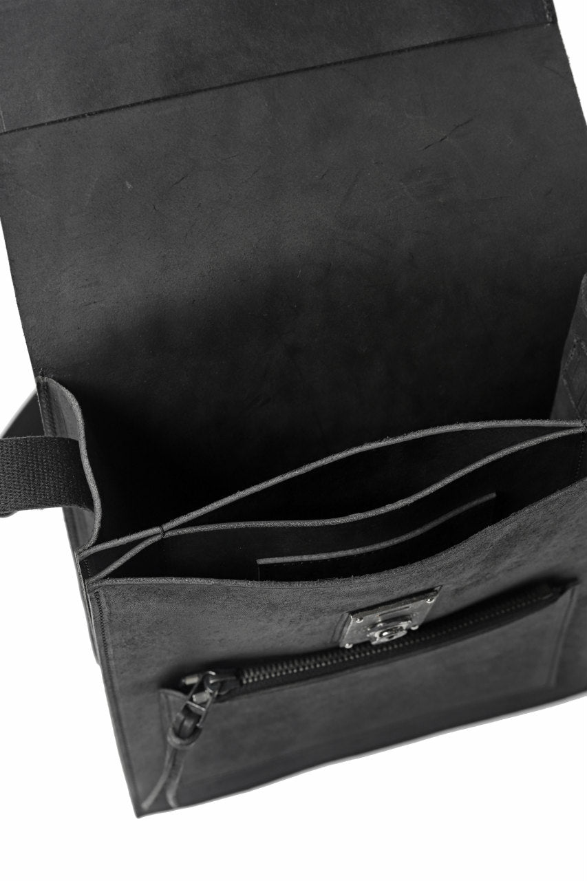 Load image into Gallery viewer, Portaille &quot;Atelier Made&quot; exclusive SHOULDER BAG / PUEBLO by Badalassi Carlo (BLACK)