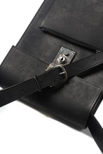 Load image into Gallery viewer, Portaille &quot;Atelier Made&quot; exclusive SHOULDER BAG / PUEBLO by Badalassi Carlo (BLACK)