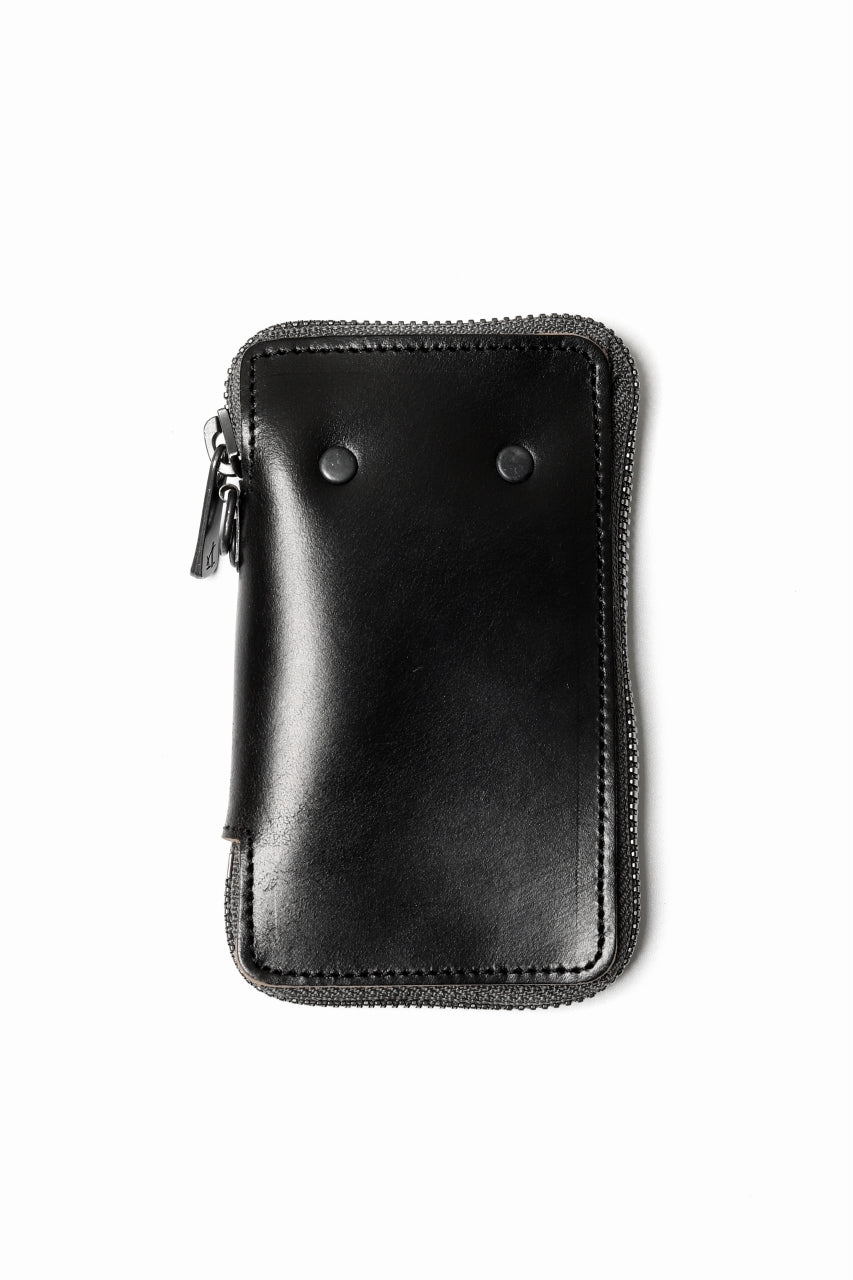 画像をギャラリービューアに読み込む, Portaille &quot;Limited Made&quot; ZIP KEY CASE / HORWEEN chromexcel (BLACK)