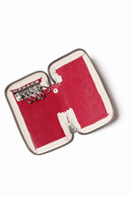 画像をギャラリービューアに読み込む, Portaille &quot;Limited Made&quot; ZIP KEY CASE / Elbamatt by TEMPESTI (RED)