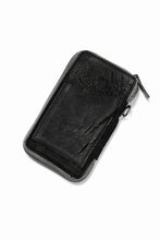 Load image into Gallery viewer, Portaille &quot;Limited Made&quot; ZIP KEY CASE / REVERSED CULATTA (BLACK-B)