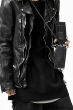 画像をギャラリービューアに読み込む, ISAMU KATAYAMA BACKLASH exclusive DOUBLE RIDERS JACKET / JP-CALF GARMENT WASHED (BLACK)