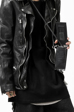 画像をギャラリービューアに読み込む, ISAMU KATAYAMA BACKLASH exclusive DOUBLE RIDERS JACKET / JP-CALF GARMENT WASHED (BLACK)