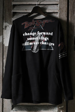 CHANGES VINTAGE REMAKE BOAT-NECK BAND L/S TEE (BLACK #A)