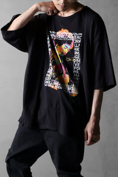 画像をギャラリービューアに読み込む, CHANGES VINTAGE REMAKE MULTI PANEL S/S TEE (BLACK #C)