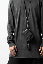 画像をギャラリービューアに読み込む, 11 BY BORIS BIDJAN SABERI WALLET with NECK STRAP &quot;WALLET2-FMM20033&quot; (BLACK)