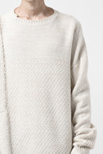 Load image into Gallery viewer, KLASICA TRANSIT RELAX FIT KNIT SWEATER / HAND FLAME 3PLY SUPER FINE MELINO 7G (NATURAL)