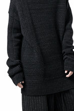 Load image into Gallery viewer, KLASICA TRANSIT RELAX FIT KNIT SWEATER / HAND FLAME 3PLY SUPER FINE MELINO 7G (SHADOW)