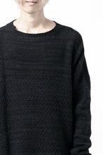 Load image into Gallery viewer, KLASICA TRANSIT RELAX FIT KNIT SWEATER / HAND FLAME 3PLY SUPER FINE MELINO 7G (SHADOW)