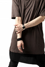 Load image into Gallery viewer, RUNDHOLZ DIP DISTORTED NECK T-SHIRT / DYED L.JERSEY (RUST)