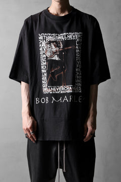 Load image into Gallery viewer, CHANGES VINTAGE REMAKE MULTI PANEL REGGAE S/S TEE (BLACK #A)